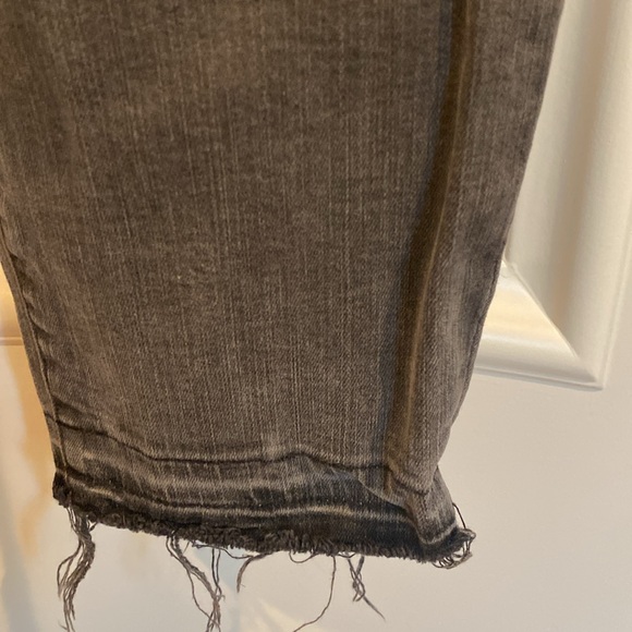 Women’s J Crew black wash jeans high-rise toothpick style Size 33 - Picture 3 of 8